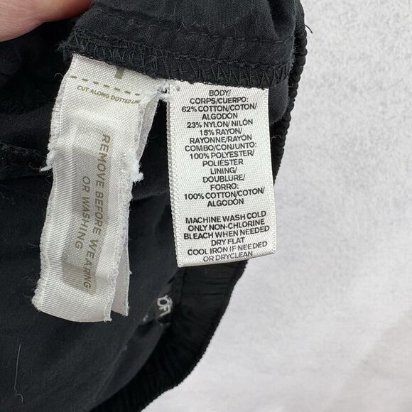 Loft Women’s Shorts Size‎ 4 Black Floral Lace Overlay Bohemian Vacation Travel - Picture 6 of 6